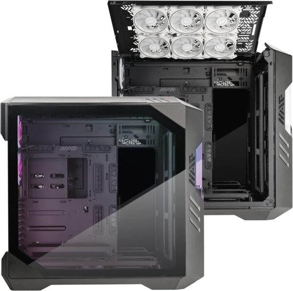 Cooler Master HAF 700 EVO E-ATX High Airflow PC Case, IRIS Customizable LCD .Breathable TG Front Panel, 200mm Sickleflow Fans, 1 x USB 3.2 gen 2 Type C, 4 x USB 3.2 gen 1 (3.0) (H700E-IGNN-S00) - Image 13