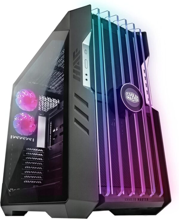 Cooler Master HAF 700 EVO E-ATX High Airflow PC Case, IRIS Customizable LCD .Breathable TG Front Panel, 200mm Sickleflow Fans, 1 x USB 3.2 gen 2 Type C, 4 x USB 3.2 gen 1 (3.0) (H700E-IGNN-S00) - Image 2