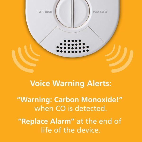 Kidde Smart Carbon Monoxide Detector & Indoor Air Quality Monitor, Plug In Wall, WiFi, Alexa Compatible Device, Voice & App Alerts - Image 10