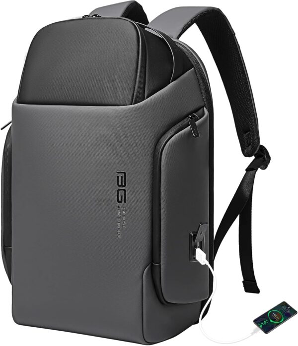 BANGE Smart Business Backpack, Laptop Backpack Fits for 15.6 INCH, Waterproof Travel Back Pack, Fashion Casual Daypack for Men and Women… - Image 2