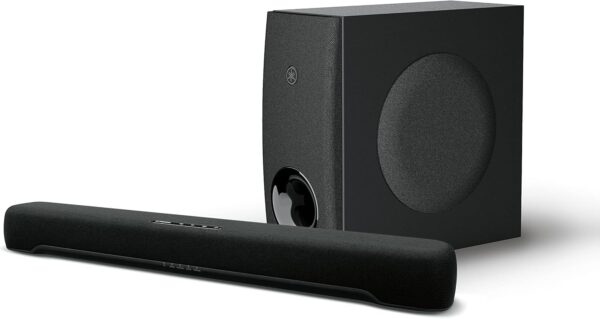 Yamaha Audio SR-C30A Compact Sound Bar with Wireless Subwoofer and Bluetooth, Black - Image 2