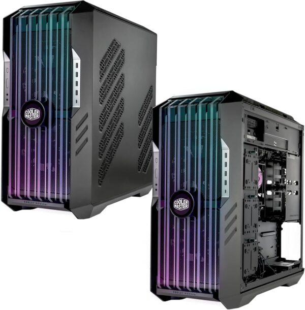 Cooler Master HAF 700 EVO E-ATX High Airflow PC Case, IRIS Customizable LCD .Breathable TG Front Panel, 200mm Sickleflow Fans, 1 x USB 3.2 gen 2 Type C, 4 x USB 3.2 gen 1 (3.0) (H700E-IGNN-S00) - Image 14