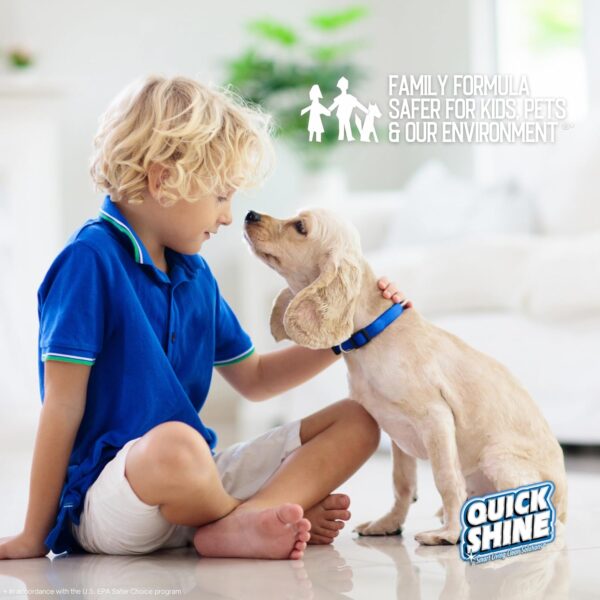 Quick Shine Multi Surface Floor Finish 64oz | Cleaner & Polish to use on Hardwood, Laminate, Luxury Vinyl Plank LVT, Tile & Stone - Image 12