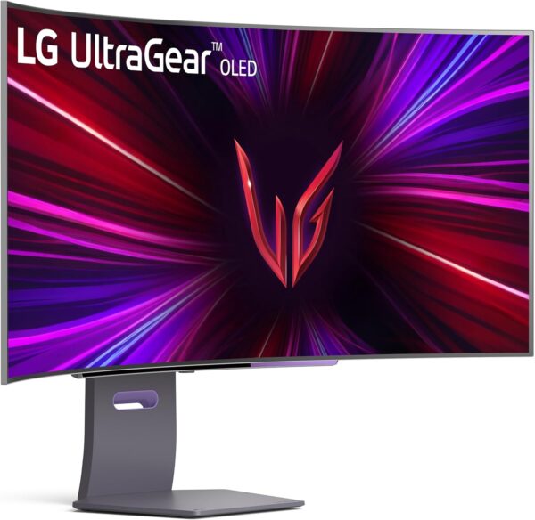 LG 45GS95QE 45-inch Ultragear OLED Curved Gaming Monitor WQHD 800R 240Hz 0.03ms DisplayHDR True Black 400 AMD FreeSync Premium Pro NVIDIA G-Sync HDMI 2.1 DisplayPort Tilt/Height/Swivel Stand Black - Image 11