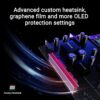 ASUS ROG Swift 32” 4K OLED Gaming Monitor (PG32UCDM) - UHD (3840 x 2160), QD-OLED, 240Hz, 0.03ms, G-SYNC Compatible, Custom Heatsink, Graphene film, 99% DCI-P3, True 10-bit, 90W USB-C, 3 year warranty - Image 6