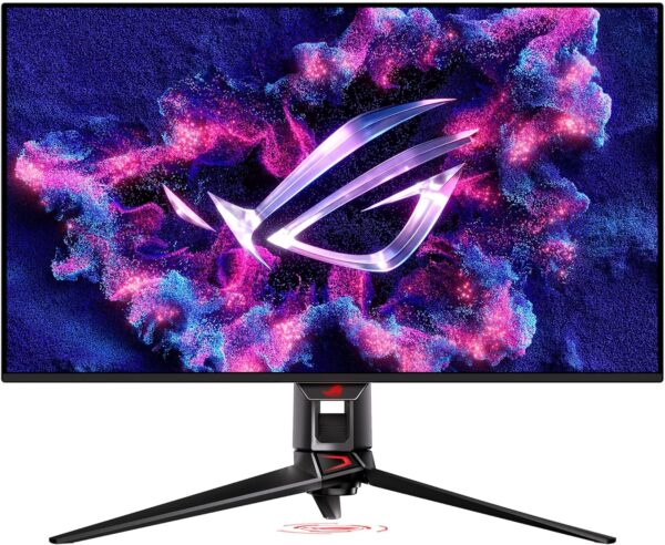 ASUS ROG Swift 32” 4K OLED Gaming Monitor (PG32UCDM) - UHD (3840 x 2160), QD-OLED, 240Hz, 0.03ms, G-SYNC Compatible, Custom Heatsink, Graphene film, 99% DCI-P3, True 10-bit, 90W USB-C, 3 year warranty - Image 3