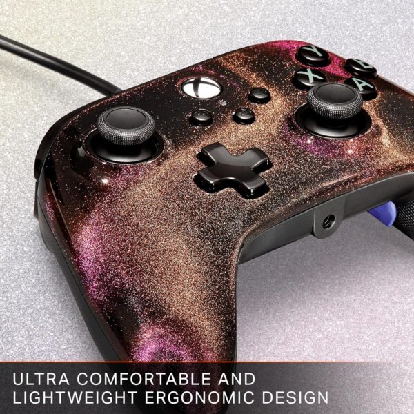 PowerA Advantage Wired Controller for Xbox Series X|S - Sparkle, gamepad, wired video game controller, gaming controller, USB-C, Works with Xbox One, Officially Licensed for Xbox - Image 7