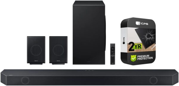 SAMSUNG HW-Q990C 11.1.4 ch. Wireless Dolby Atmos Soundbar and Rear Speakers Bundle with 2 YR CPS Enhanced Protection Pack - Image 2