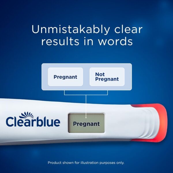 Clearblue Early Digital Pregnancy Test, Early Detection at Home Pregnancy Test, 5 Ct - Image 7