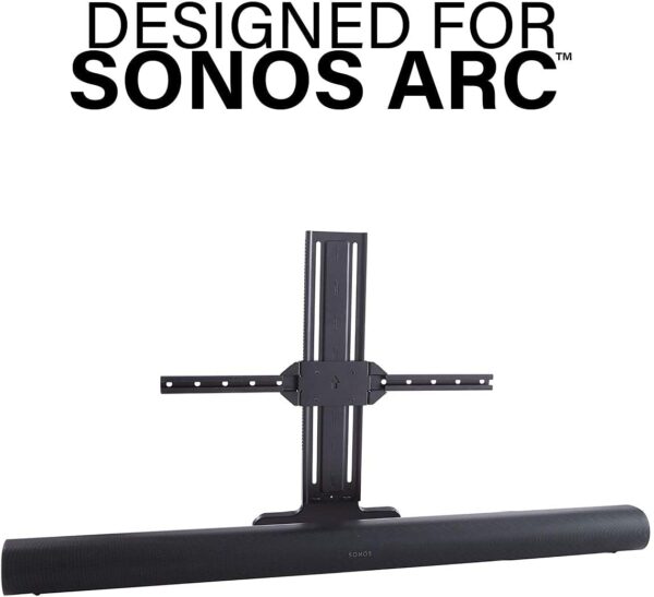 Sanus Soundbar TV Mount Designed for Sonos Arc Sound bar - Height & Depth Adjustable for Dolby Atmos - Universal Compatibility Other TV Mounts - Easy Assembly -OSSATM - Image 4