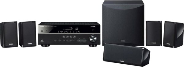 YAMAHA Audio YHT-4950U 4K Ultra HD 5.1-Channel Home Theater System with 8" 50W RMS Powered Subwoofer Speakers, AV Receiver, True Surround Sound with Bluetooth Music Streaming (Black) - Image 3