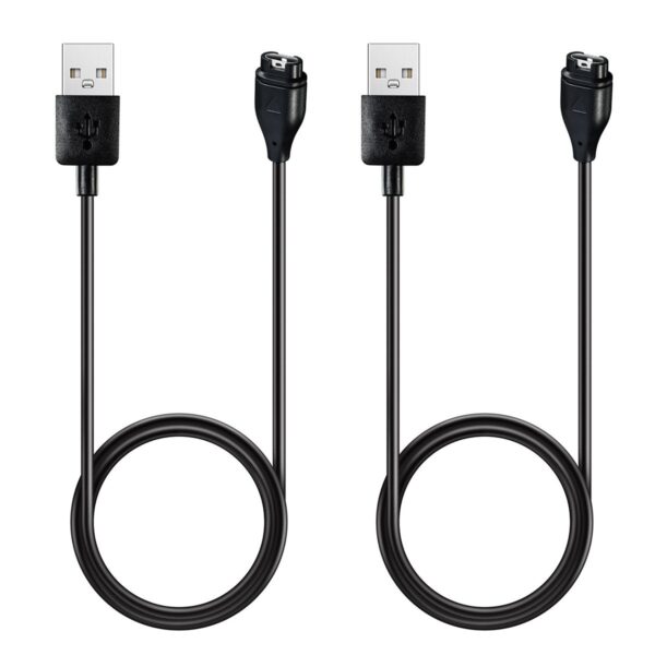 Charger for Garmin Vivosmart 5, Replacement Charging Cable Cord for Garmin Vivosmart 5 Smart Watch [2Pack, 3.3ft/1m] - Image 2