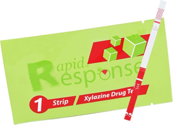 Rapid Response Xylazine Test Strips - Pack of 10 Test Strips - Test Liquids and Powders for Presence of Xylazine - Image 2