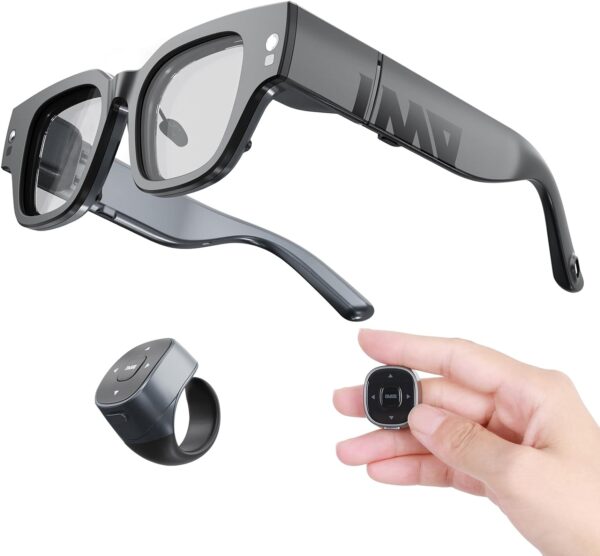 inmo Air 2 AR Glasses Wireless, Smart ChatGPT AR Glasses with 1080P Micro-OLED Virtual Theater, Augmented Reality Glasses with Camera,10 Languages Translation,Watching Movies,Phone Calls,Teleprompter - Image 2