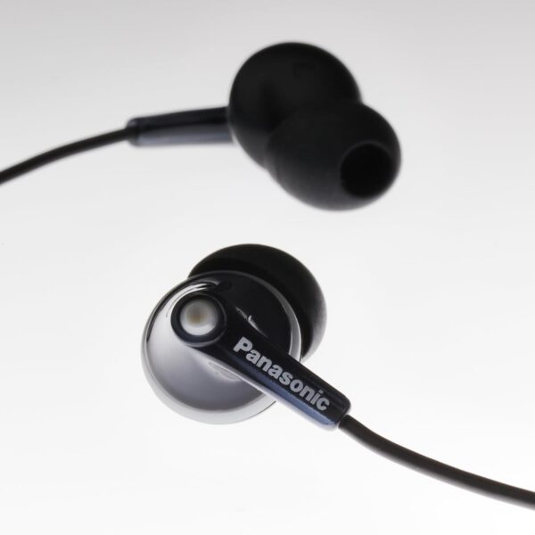 Panasonic Wired Earphones 3.5 mm Jack Black (RP-HJE125E-K) - Image 3