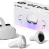 Oculus Newest Quest 2 VR Headset 256GB Holiday Set - Advanced All-in-One Virtual Reality Headset Cover Set, White - Image 2