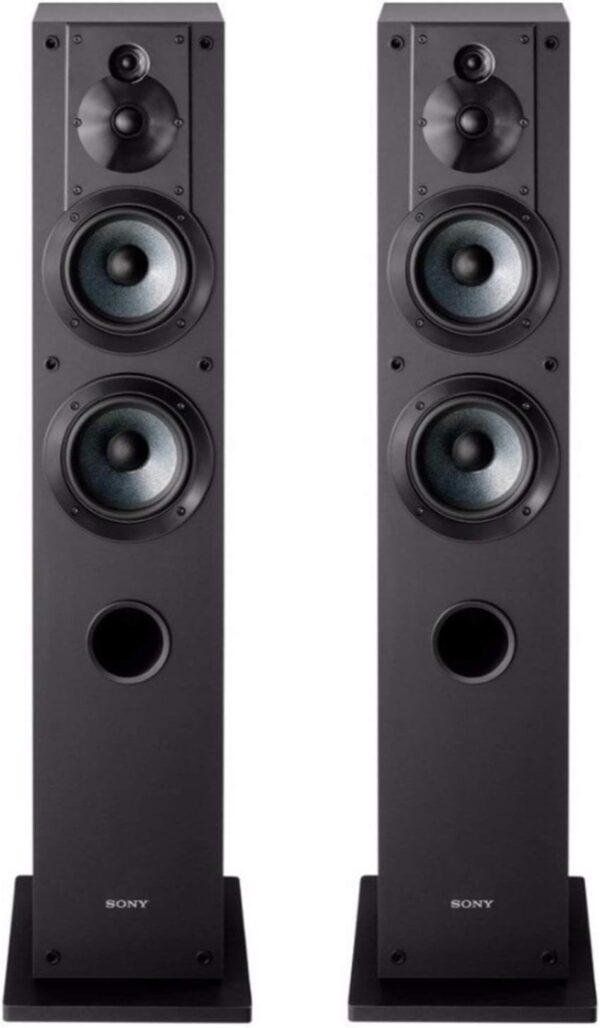 Sony SS-CS3 3-Way 4-Driver Floor-Standing Speaker - Pair (Black) - Image 2