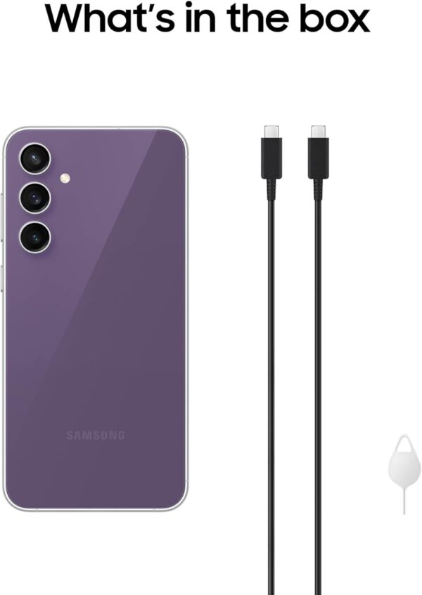 SAMSUNG Galaxy S23 FE AI Phone, 256GB Unlocked Android Smartphone, Long Battery Life, Premium Processor, Tough Gorilla Glass Display, Hi-Res 50MP Camera, US Version, 2023, Purple - Image 15