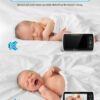 iFamily Baby Monitor - Large 5" Screen with 30Hrs Battery Life - Remote Pan-Tilt-Zoom;No WiFi, Two-Way Audio, Night Vision, Temperature, Lullabies, 960ft Long Range Baby Monitor with Camera and Audio - Image 10