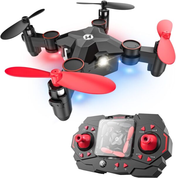 Holy Stone HS190 Foldable Mini Nano RC Drone for Kids Gift Portable Pocket Quadcopter with Altitude Hold 3D Flips and Headless Mode Easy to Fly for Beginners - Image 2