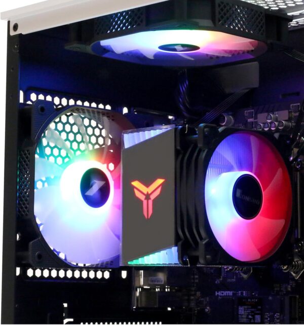 MXZ Gaming PC Computer R5 7500F, RTX4060, 16G DDR5, NVME 1 T, B650,6RGB Fans,Windows 11 Pro Ready to use, Gamer Desktop Computer(R5 7500F| RTX4060) - Image 4