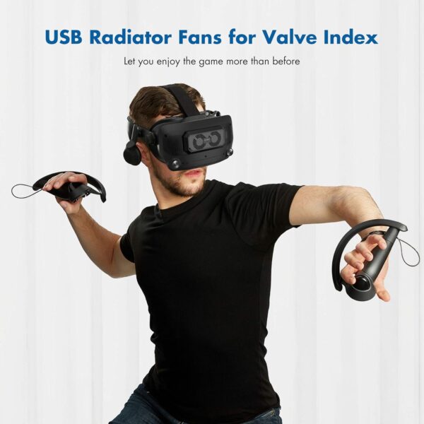 KIWI design USB Radiator Fan Accessories Compatible with Valve Index, Cooling Heat for VR Headset in The VR Game and Extends The Life of Valve Index - Image 8