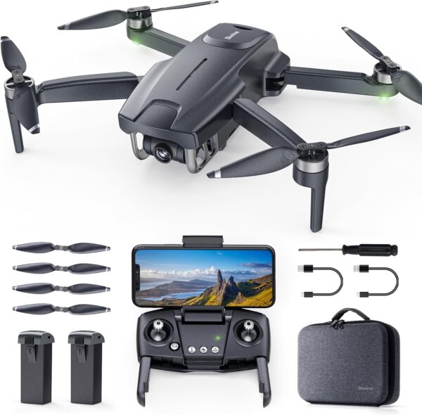 Bwine GPS Drone with Camera 4K UHD - F7MINI, Under 249g, 60-Min Flight Time, Auto Return, Follow Me, Waypoint Fly, Circle Fly, 5-Level Wind Resistance - Ideal for Adult Beginners - Image 2