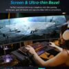 KTC 32 inch Curved Gaming Monitor, 2K 170Hz Monitor, 1440P 144Hz Monitor, 1500R Frameless, 1ms, HDR, FreeSync Premium, DisplayPort/HDMI/USB, VESA Wall Mount, PC Monitor, H32S17 - Image 4