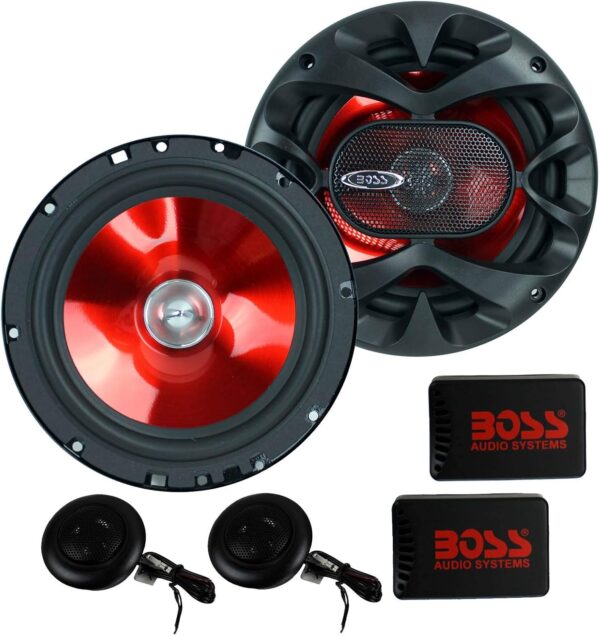 BOSS Audio CH6CK 6.5-Inch 2-Way 350 Watt Component Car Audio Speakers and CH6530 Chaos Exxtreme 6.5-Inch 3-Way 300 Watt Car Audio Speakers Package - Image 3