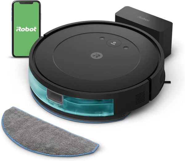 iRobot Roomba Combo Robot Vacuum & Mop (Y0110) - Easy to use, Power-Lifting Suction, Vacuums and mops, Multi-Surface Cleaning, Smart Navigation Cleans in Neat Rows, Self-Charging, Alexa - Image 2