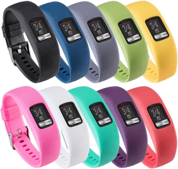 Band for Garmin Vivofit 4, Soft Silicone Replacement Watch Band Strap for Garmin Vivofit 4 Activity Tracker - Image 2