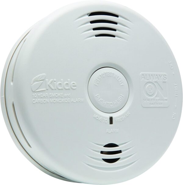 Kidde Smoke & Carbon Monoxide Detector, 10-Year Battery, Voice Alerts , 1 Count ( Pack of 1) - Image 3