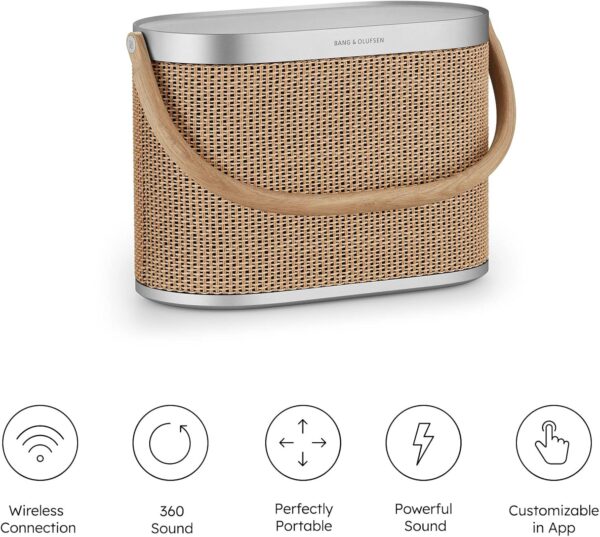 Bang & Olufsen Beosound A5 - Portable Bluetooth Speaker with Wi-Fi Connection, Carry-Strap, Nordic Weave - Image 17