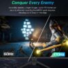 KTC 32 inch Curved Gaming Monitor, 2K 170Hz Monitor, 1440P 144Hz Monitor, 1500R Frameless, 1ms, HDR, FreeSync Premium, DisplayPort/HDMI/USB, VESA Wall Mount, PC Monitor, H32S17 - Image 3