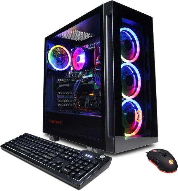 CyberPowerPC Gamer Xtreme VR Gaming PC, Intel Core i7-13700F 2.1GHz, GeForce RTX 4060 Ti 16GB, 16GB DDR5, 1TB NVMe SSD, Wi-Fi Ready & Windows 11 Home (GXiVR8040A14) - Image 2