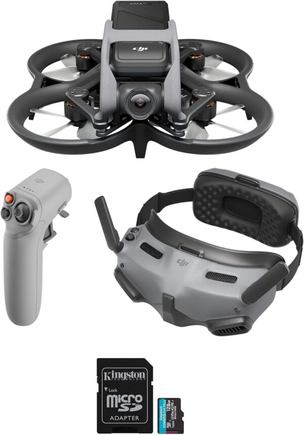 DJI Avata Born to Fly Explorer Combo FPV Drone with RC Motion 2 and Goggles with 128GB Memory Card - Image 2