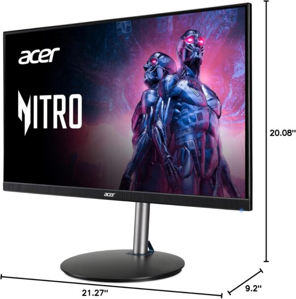 acer Nitro XFA243Y Sbiipr 23.8” Full HD (1920 x 1080) VA Gaming Monitor | AMD FreeSync Premium Technology | 165Hz Refresh Rate | 1ms VRB | HDR 10 | 1 Display Port 1.2 & 2 HDMI 2.0 Ports,Black - Image 13