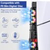 FASTSNAIL RGB Cooling Fan for PS5 Slim Digital/Disc with Automatic Fans Speed Adjustable by Temperature, Auto Power On/Off, Low Noise Cooling System with RGB LED, USB 3.0 Port, 3 Fans for PS5 Slim - Image 5