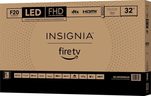 INSIGNIA 32-inch Class F20 Series Smart Full HD 1080p Fire TV with Alexa Voice Remote (NS-32F202NA23) - Image 10