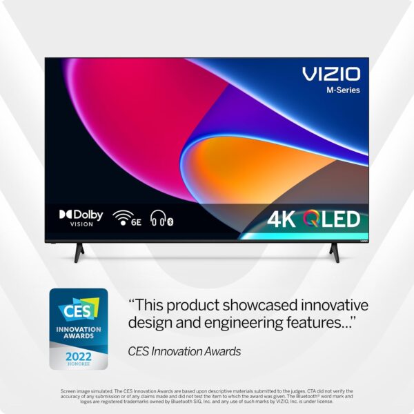 VIZIO 43-inch MQ6 Series 4K QLED HDR Smart TV w/Dolby Vision, WiFi 6E, Bluetooth Headphone Capable, AMD FreeSync & Alexa Compatibility, M43Q6M-K04, 2023 Model - Image 14