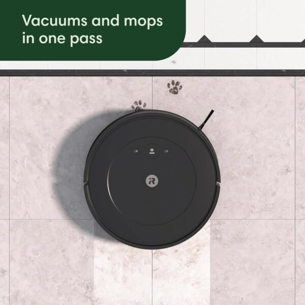 iRobot Roomba Combo Robot Vacuum & Mop (Y0110) - Easy to use, Power-Lifting Suction, Vacuums and mops, Multi-Surface Cleaning, Smart Navigation Cleans in Neat Rows, Self-Charging, Alexa - Image 5