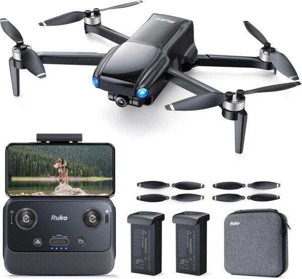 Ruko U11MINI Drones with Camera for Adults 4K, 70Mins 2 Batteries, Under 250g, Camera Drone with GPS TOF 9800FT Long Range Auto return for beginner - Image 2