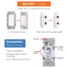 UltraPro 700 Series Z-Wave In-Wall Smart Light Switch with QuickFit™ and SimpleWire™, White Paddle, Works with Google Assistant, Alexa, & SmartThings, Z-Wave Hub Required, Smart Home, 2 Pack, 59370 - Image 4