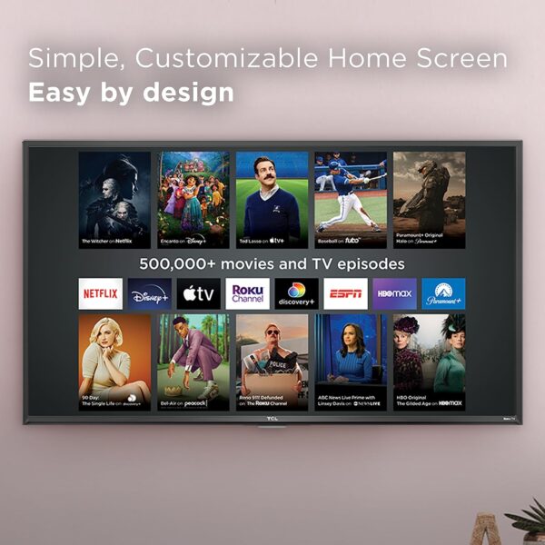 TCL 40" Class 3-Series Full HD 1080p LED Smart Roku TV - 40S355,Black - Image 7