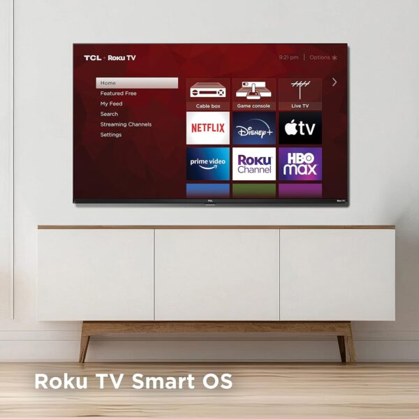 TCL 43-Inch Class S3 1080p LED Smart TV with Roku TV (43S350R, 2023 Model), Compatible with Alexa, Google Assistant, and Apple HomeKit Compatibility, Streaming FHD Television - Image 9