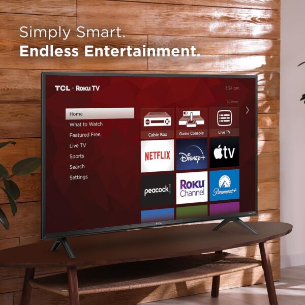 TCL 40" Class 3-Series Full HD 1080p LED Smart Roku TV - 40S355,Black - Image 5