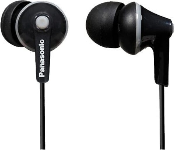 Panasonic Wired Earphones 3.5 mm Jack Black (RP-HJE125E-K)