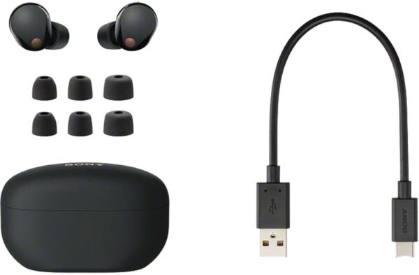 Sony WF-1000XM5 Noise Canceling Truly Wireless Earbuds (Black) Bundle with 2 YR CPS Enhanced Protection Pack and Audio Essentials Software - Image 5