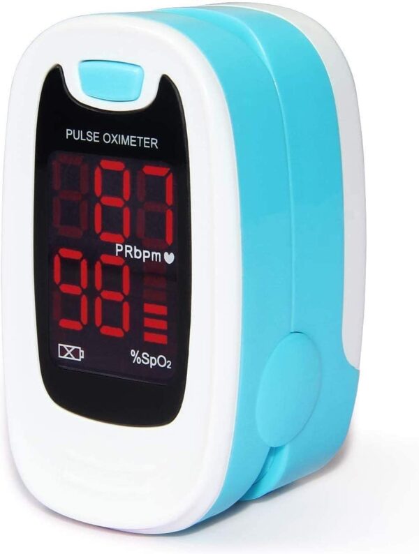 CONTEC LED CMS50M Pulse Oximeter,SpO2 and PR Value Waveform Blood Oxygen, Neck/Wrist Cord - Image 2