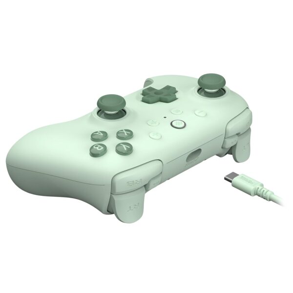 8Bitdo Ultimate 2C Hall Effect Joysticks and Hall Triggers Wired Controller for Windows PC and Android, with Remappable L4/R4 Bumpers, Turbo function & Rumble vibration (Green) - Image 3